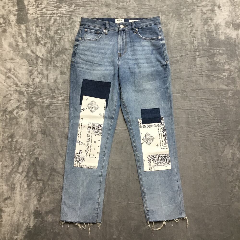 Kensie Distressed‎ True Vintage The Slim Jeans Women's Size 2/26 Blue Denim
